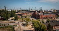 View from the European Solidarity Center in Gdansk