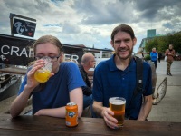 Kyle and Paul at the Tipsy Mermaid in Copenhagen