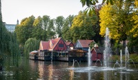In Tivoli Gardens in Copenhagen