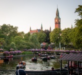 In Tivoli Gardens in Copenhagen