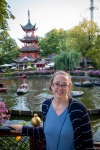 In Tivoli Gardens in Copenhagen