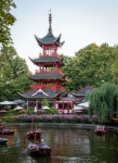 In Tivoli Gardens in Copenhagen