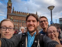 Kyle, Paul, Volker and Suzanne in Copenhagen