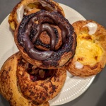 Breakfast Danishes at our apartment in Copenhagen