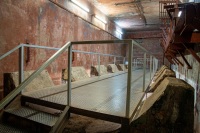 Nitric oxide tank room at the Cold War Museum in Plateliai Lithuania