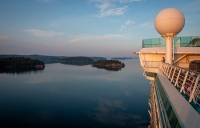 Sailing into Stockholm on the Voyager of the Seas