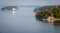 Sailing into Stockholm on the Voyager of the Seas