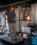 Glassblowing at Skansen Open-Air Museum in Stockholm