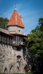Along the city walls in Tallinn
