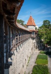 Along the city walls in Tallinn