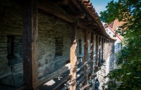Along the city walls in Tallinn