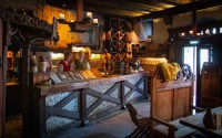In Olde Hansa restaurent in Tallinn