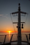 Sunset onboard Voyager of the Seas in the Baltic Sea