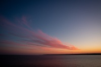 Sunrise on Voyager of the Seas in the Baltic Sea