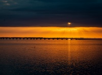 Sunset from Voyager of the Seas in the Baltic Sea