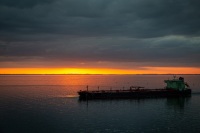 Sunset from Voyager of the Seas in the Baltic Sea