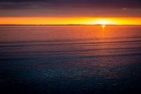 Sunset from Voyager of the Seas in the Baltic Sea