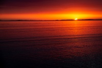 Sunset from Voyager of the Seas in the Baltic Sea