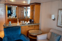 Our cabin on Voyager of the Seas in Copenagen