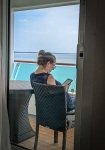 Suzanne on Voyager of the Seas in the Baltic Sea