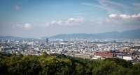 View from Fushimi Inari Shrine in Kyoto