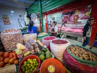 At Paloquemao market in Bogota