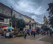 In La Candelaria in Bogota