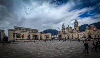 Plaza de Bolívar in La Candelaria in Bogota