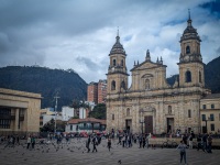 Plaza de Bolívar in La Candelaria in Bogota