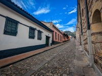 In La Candelaria in Bogota