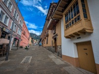 In La Candelaria in Bogota