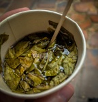 Coca Tea at Apotecario Del Cóndor in La Candelaria in Bogota