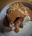 Milhoja dessert at Bom Bon cafe in La Candelaria in Bogota