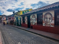 In La Candelaria in Bogota