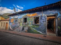 In La Candelaria in Bogota