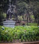 In Parque de la Independencia in Bogota