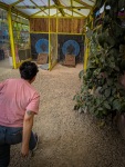 Playing Tejo in Bogota