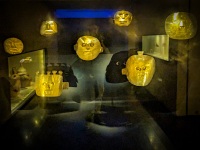 At the Gold Museum in Bogota