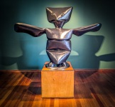 Le Grand Genie by Max Ernst athe Botero Museum in Botega