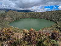 At Lake Guatavita
