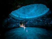 Dome at Salt Cathedral in Zipaquirá