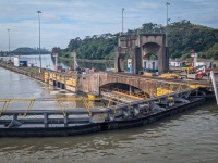 Miraflores Locks on the Panama Canal