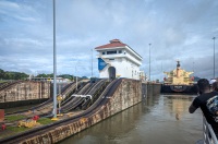 Miraflores Locks on the Panama Canal
