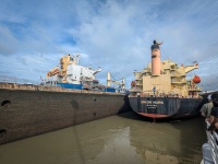Miraflores Locks on the Panama Canal