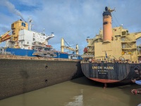 Miraflores Locks on the Panama Canal
