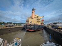 Miraflores Locks on the Panama Canal