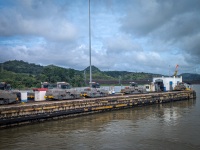 Miraflores Locks on the Panama Canal