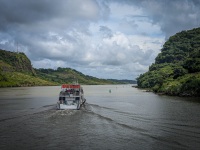 In the Gaillard/Culebre Cut on the Panama Canal