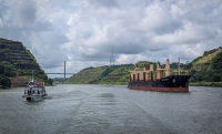 In the Gaillard/Culebre Cut on the Panama Canal