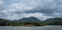 In Lake Gatun on the Panama Canal